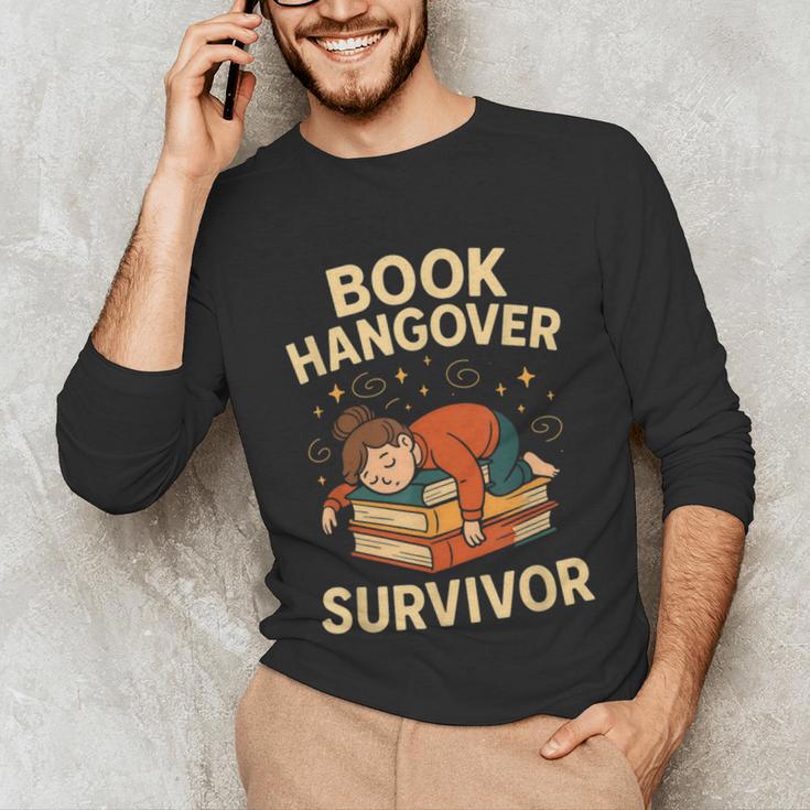 Book Hangover Survivor Reading Humor Librarian Bibliophiles Unisex Long Sleeve T-Shirt Book Hangover Survivor Reading Humor Librarian Bibliophiles Unisex Long Sleeve T-Shirt