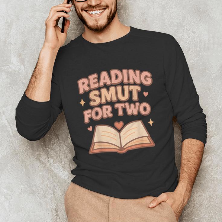 Book Lover Pregnancy Announcement Reveal Smut Unisex Long Sleeve T-Shirt
