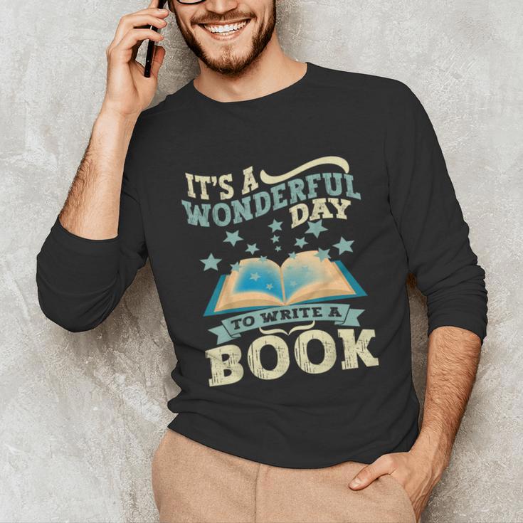 Book Lover Writer Author Unisex Long Sleeve T-Shirt