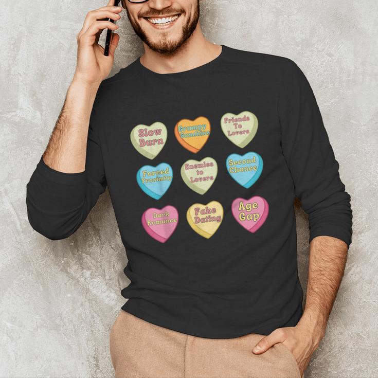 Bookish Romance Tropes Smut Reader Spicy Book Lover Unisex Long Sleeve T-Shirt