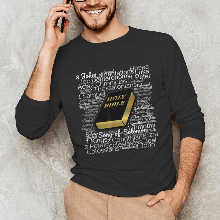 Books Of The Bible Unisex Long Sleeve T-Shirt