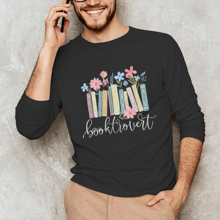 Booktrovert Book Lover Reading Bookworm Reader Unisex Long Sleeve T-Shirt Booktrovert Book Lover Reading Bookworm Reader Unisex Long Sleeve T-Shirt