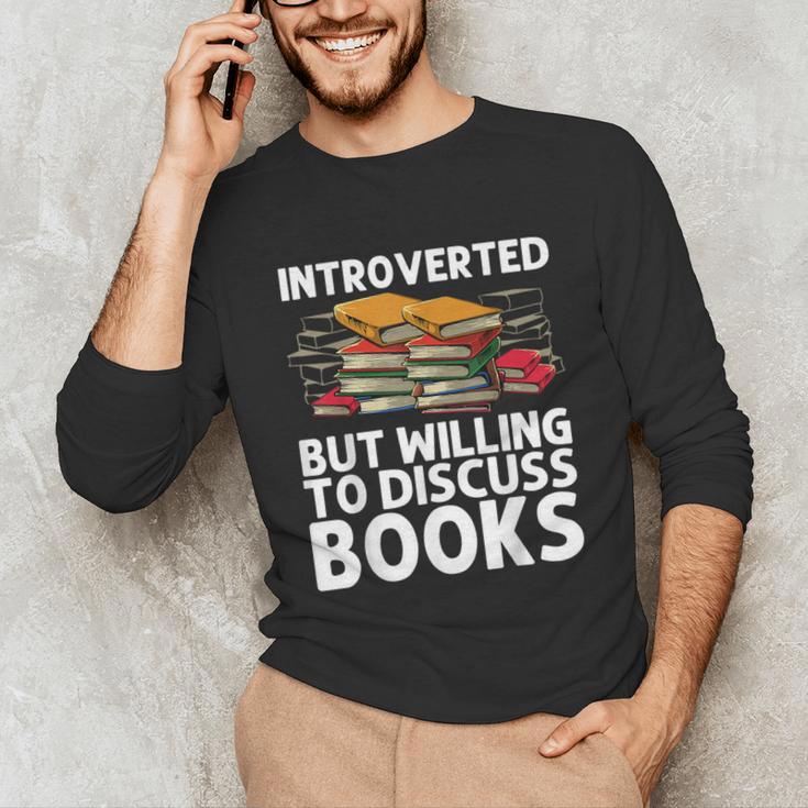 Bookworm Art For Men Women Book Reading Lover Bookish Unisex Long Sleeve T-Shirt