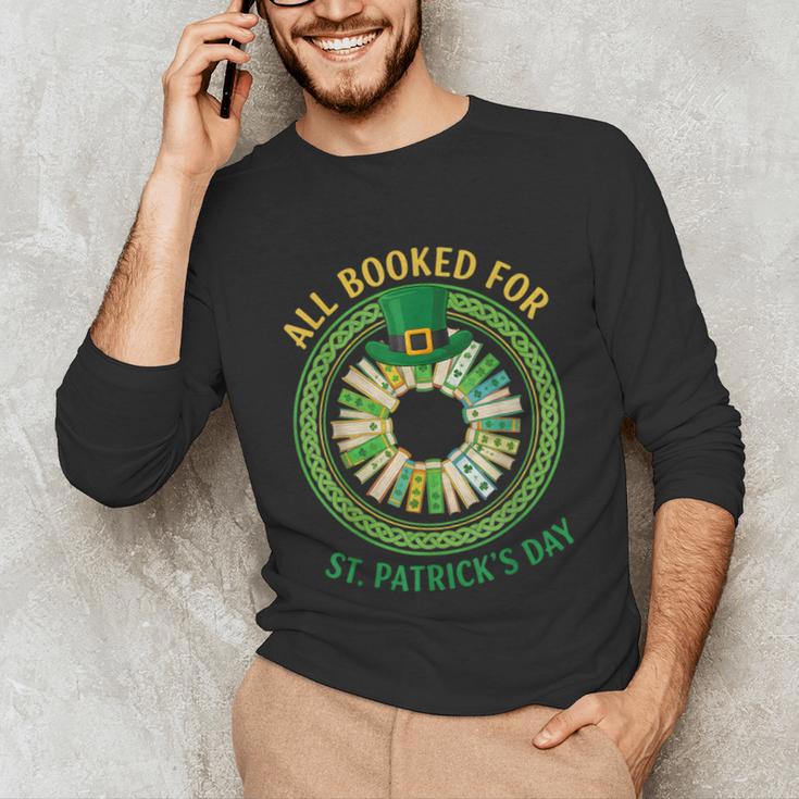 Bookworm Irish All Booked For St Patrick's Day Book Lover Unisex Long Sleeve T-Shirt Bookworm Irish All Booked For St Patrick's Day Book Lover Unisex Long Sleeve T-Shirt
