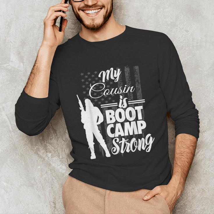 Boot Camp Graduation Military Cousin Support Tee Unisex Long Sleeve T-Shirt