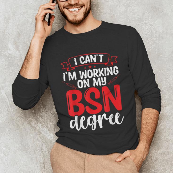 BSN Nurse Graduation Essentials BSN Nursing School Student Unisex Long Sleeve T-Shirt