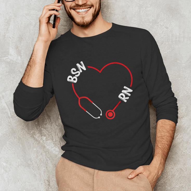 BSN RN Nurse Graduation Nursing Essentials BSN Nurses Unisex Long Sleeve T-Shirt