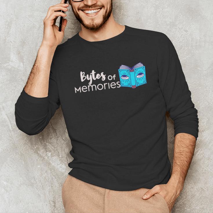 Bytes Of Memories Digital Nostalgia Concept Line Unisex Long Sleeve T-Shirt