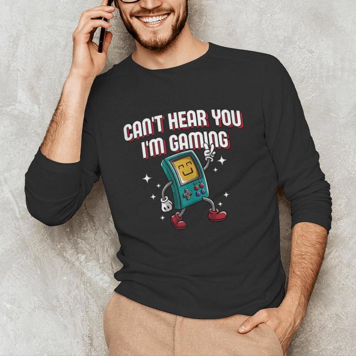 Cant Hear You Im Gaming Introvert Gamer Antisocial Unisex Long Sleeve T-Shirt Cant Hear You Im Gaming Introvert Gamer Antisocial Unisex Long Sleeve T-Shirt