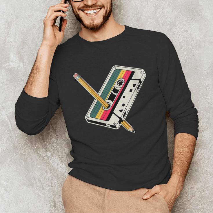 Cassette 90s Costume Party Nostalgia Unisex Long Sleeve T-Shirt