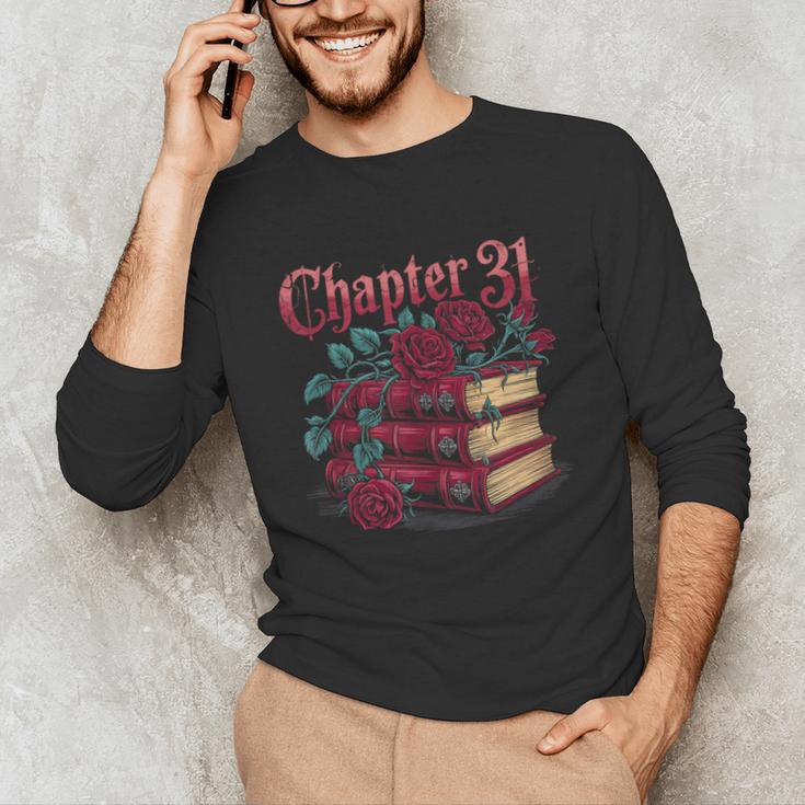 Chapter 31 Gothic 31st Birthday Book Lover Dark Romance Unisex Long Sleeve T-Shirt