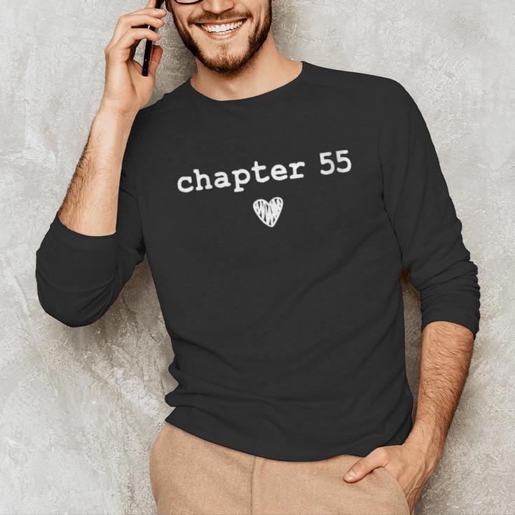 Chapter 55 Book Lovers Readers & Authors 55th Birthday Unisex Long Sleeve T-Shirt Chapter 55 Book Lovers Readers & Authors 55th Birthday Unisex Long Sleeve T-Shirt