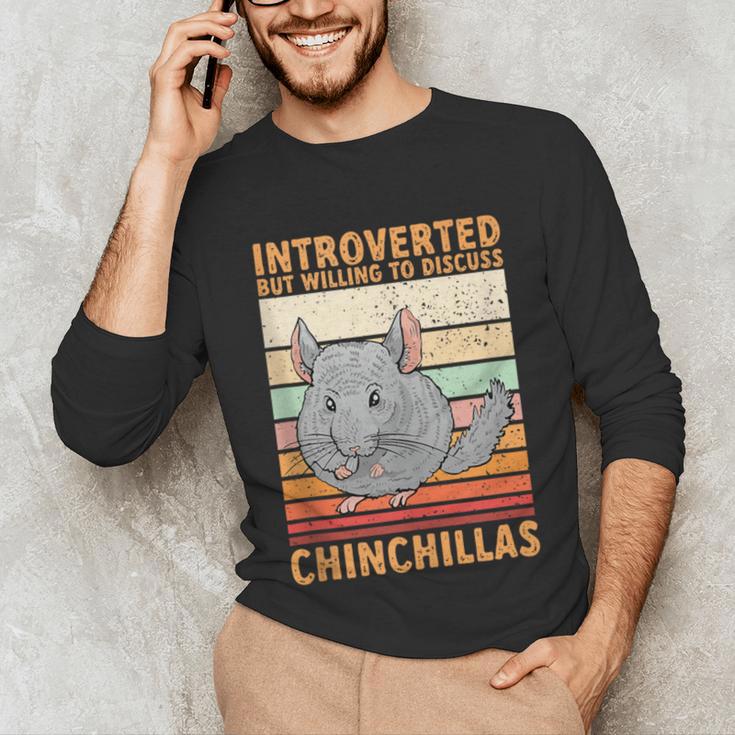 Chinchilla Owner Introvert Chinchilla Unisex Long Sleeve T-Shirt