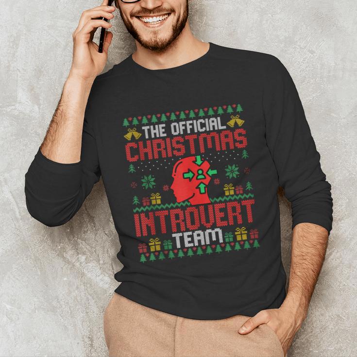 Christmas Introvert Team Introvert Introverted Xmas Unisex Long Sleeve T-Shirt Christmas Introvert Team Introvert Introverted Xmas Unisex Long Sleeve T-Shirt