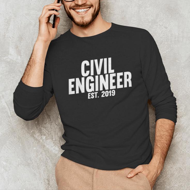 Civil Engineer Graduation Shirt New Civil Engineer Unisex Long Sleeve T-Shirt