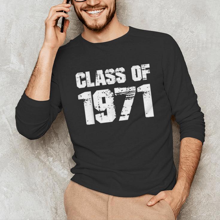 Class Of 1971 High School College Graduation Reunion T-Shirt Unisex Long Sleeve T-Shirt