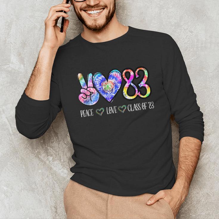 Class Of 1983 Shirt Graduation Tie Dye Senior '83 Reunion Unisex Long Sleeve T-Shirt