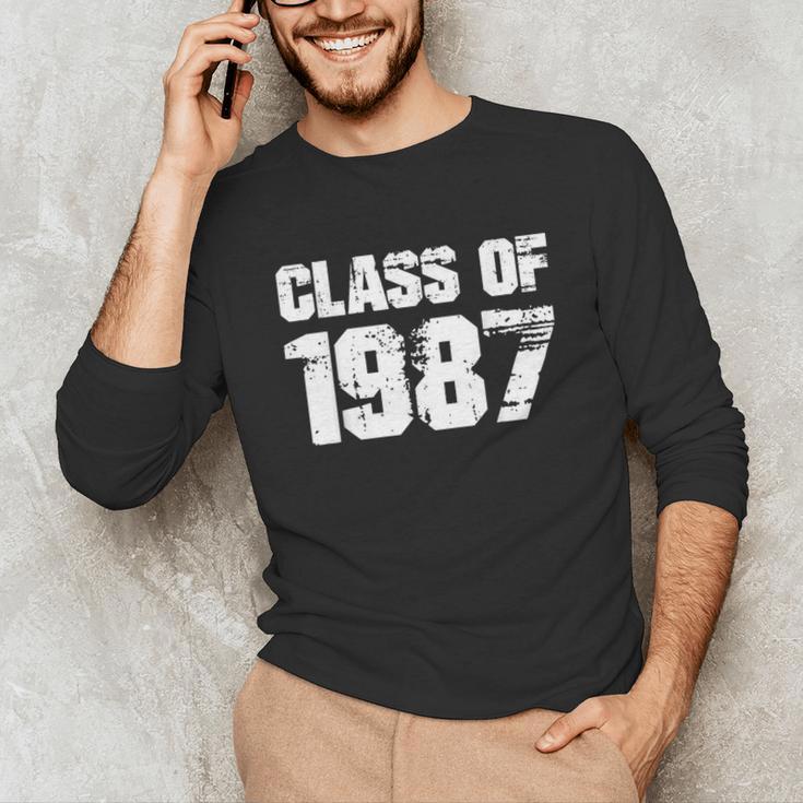 Class Of 1987 High School College Graduation Reunion Unisex Long Sleeve T-Shirt