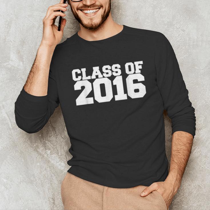 Class Of 2016 Senior Graduation Novelty FashionShirt Top Unisex Long Sleeve T-Shirt