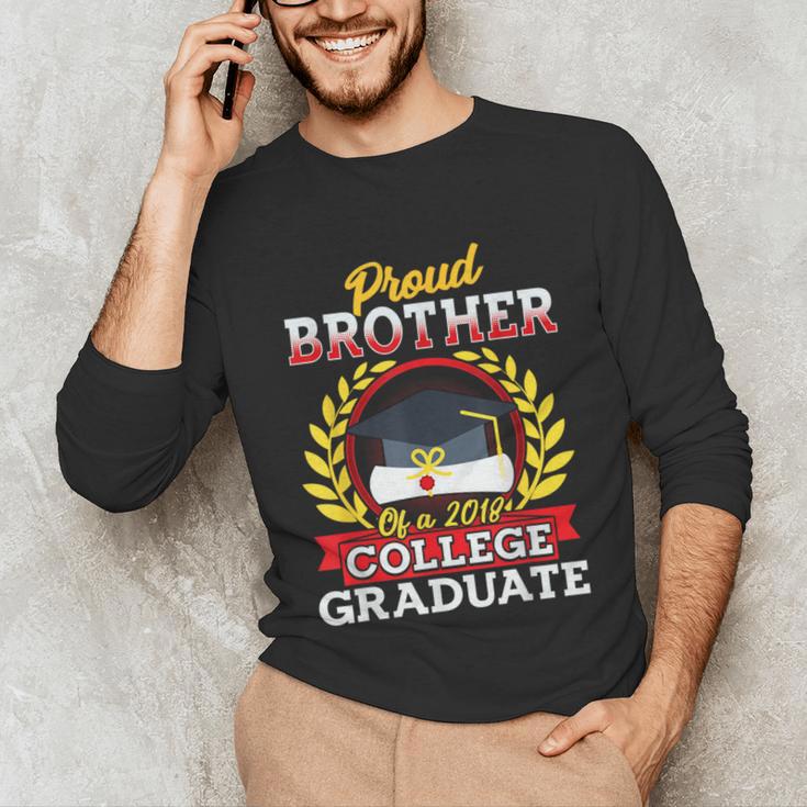 Class Of 2018 Graduation Tshirt For Brother Of Graduate Unisex Long Sleeve T-Shirt