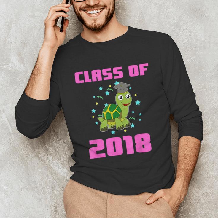 Class Of 2018 Turtle Shirt Graduation Kids Unisex Long Sleeve T-Shirt