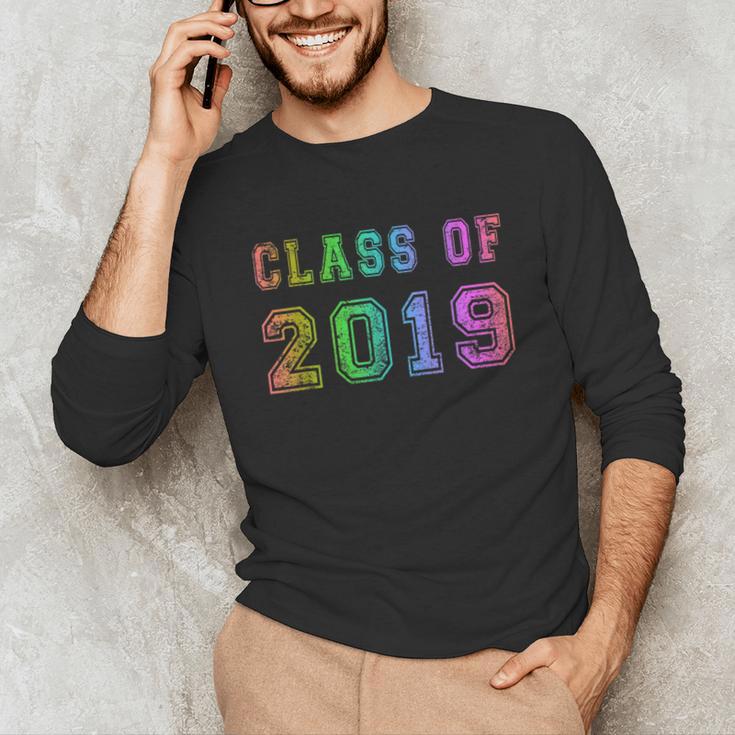 Class Of 2019 High School Graduation Date Graduate Unisex Long Sleeve T-Shirt