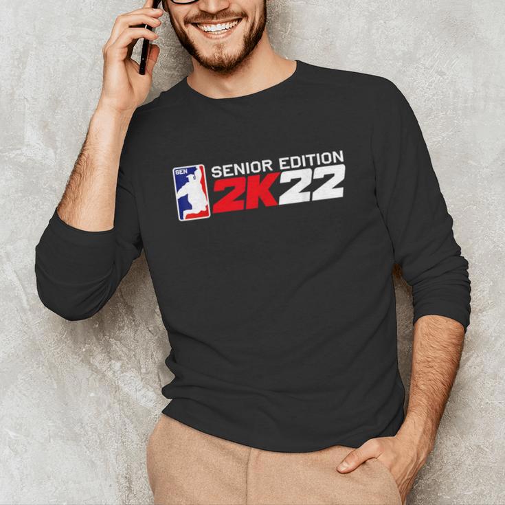 Class Of 2022 Senior Year Gamer Style Graduation For Grad Unisex Long Sleeve T-Shirt