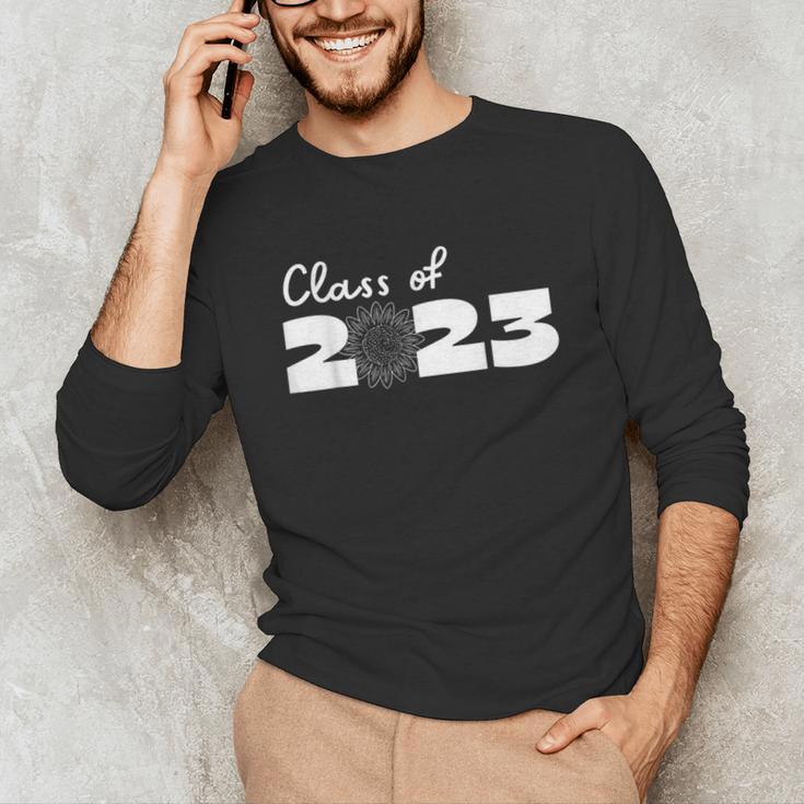 Class Of 2023 Seniors 23 Senior Graduation Idea Flower Unisex Long Sleeve T-Shirt