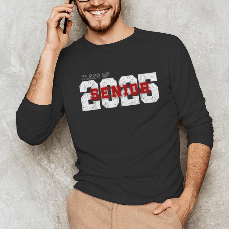 Class Of 2025 Senior Graduation 2025 And Red Unisex Long Sleeve T-Shirt