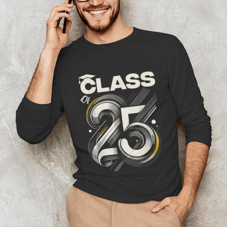 Class Of 2025 Shirt Graduation Senior High School College Unisex Long Sleeve T-Shirt
