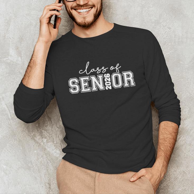 Class Of 2026 Senior 26 Graduation Last First Day Of School Unisex Long Sleeve T-Shirt