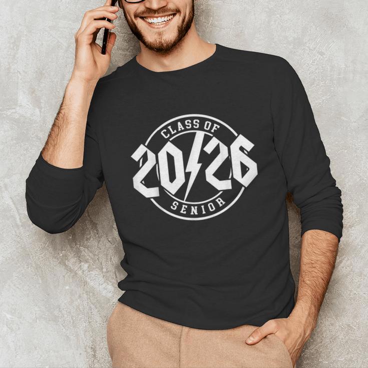 Class Of 2026 Twenty 26 Classic Rock Graduation Senior 2026 Unisex Long Sleeve T-Shirt