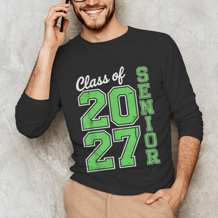 Class Of 2027 Senior 27 High School Graduation Senior 2027 Unisex Long Sleeve T-Shirt