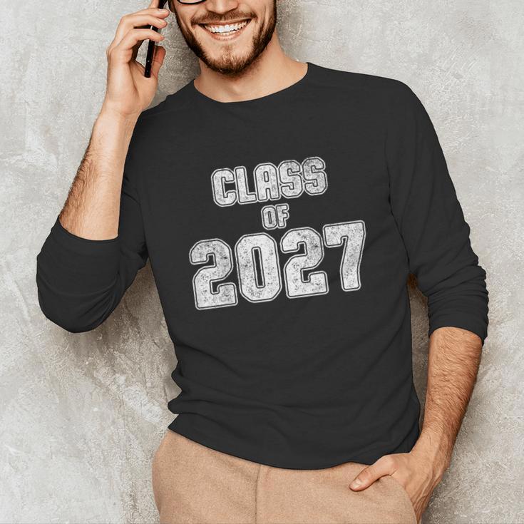 Class Of 2027 Shirt Senior Graduation 2027 Unisex Long Sleeve T-Shirt