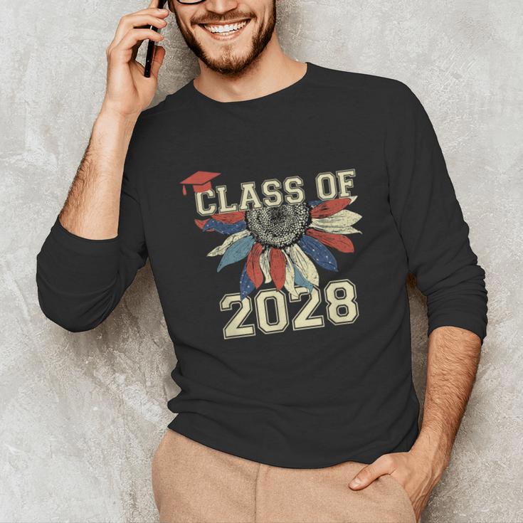 Class Of 2028 High School Graduation Senior 2028 Unisex Long Sleeve T-Shirt