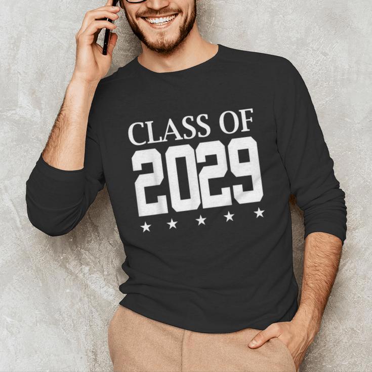 Class Of 2029 School Graduation Graduate s Unisex Long Sleeve T-Shirt
