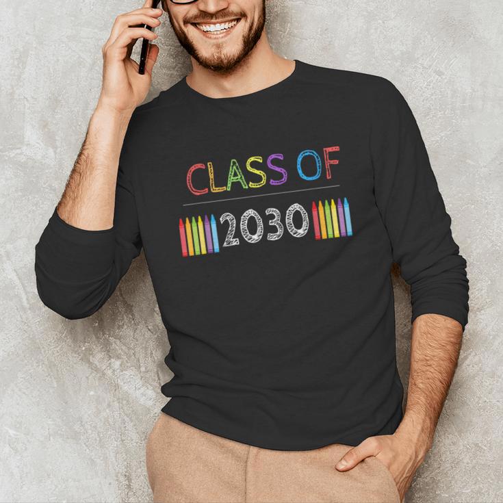 Class Of 2030 Graduation Shirt Men Women Boys Girls Cute Unisex Long Sleeve T-Shirt