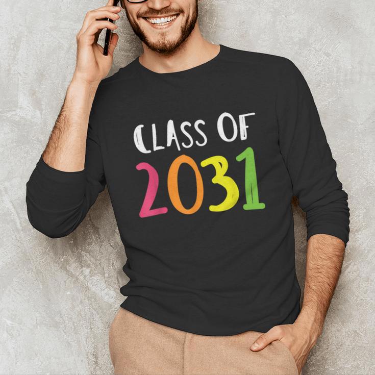 Class Of 2031 Kindergarten Graduation Back To School T-Shirt Unisex Long Sleeve T-Shirt