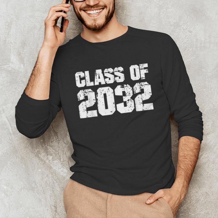Class Of 2032 High School College Graduation Reunion T-Shirt Unisex Long Sleeve T-Shirt