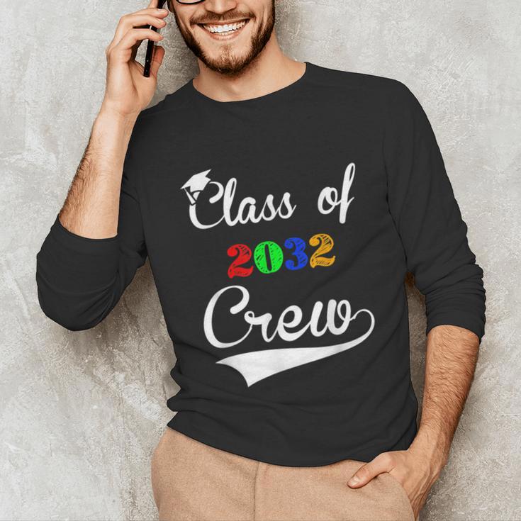 Class Of 2032 Kindergarten Back To School Graduation Unisex Long Sleeve T-Shirt