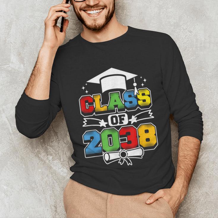 Class Of 2038 First Day Of School & Graduation 2038 Unisex Long Sleeve T-Shirt