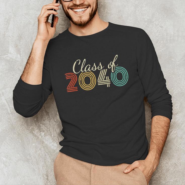 Class Of 2040 Senior Graduate 2040 Graduation Unisex Long Sleeve T-Shirt