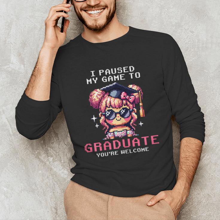 Classic I'm From The 1900s Retro Games Graduating Girl Unisex Long Sleeve T-Shirt