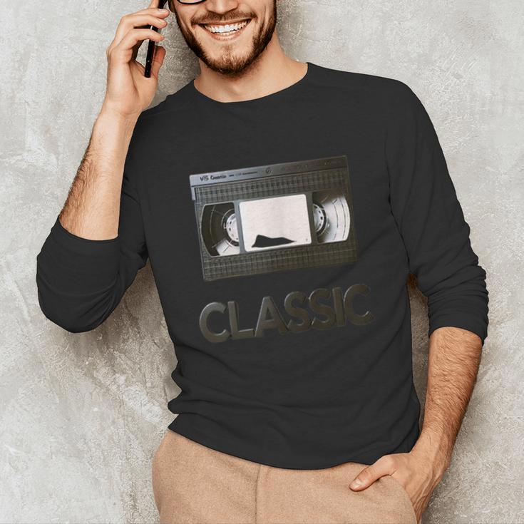 Classic VHS Tape Nostalgia Retro Unisex Long Sleeve T-Shirt