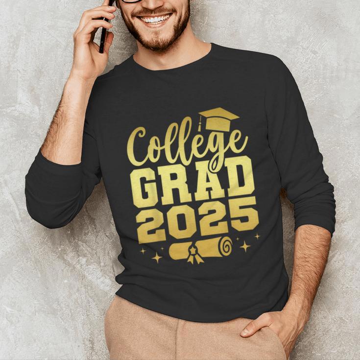 College Grad Class Of 2025 Senior Graduate Graduation Unisex Long Sleeve T-Shirt