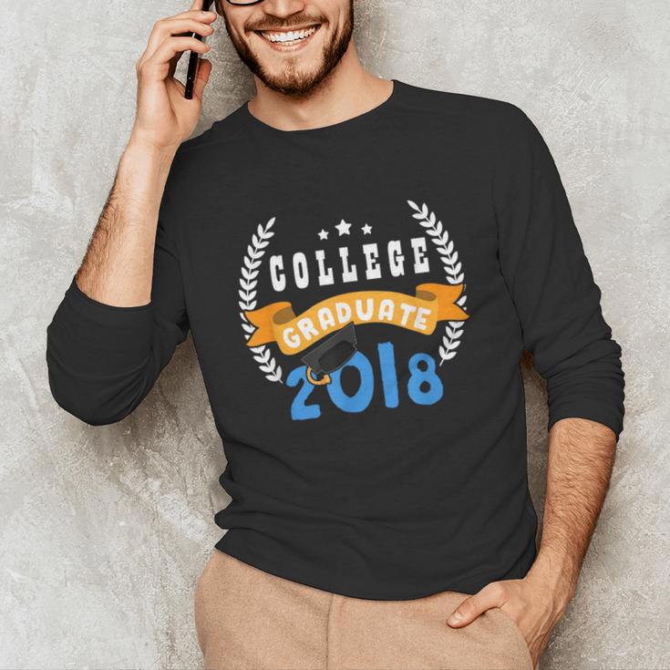 College Graduation Shirts Graduate Grad 2018 Unisex Long Sleeve T-Shirt