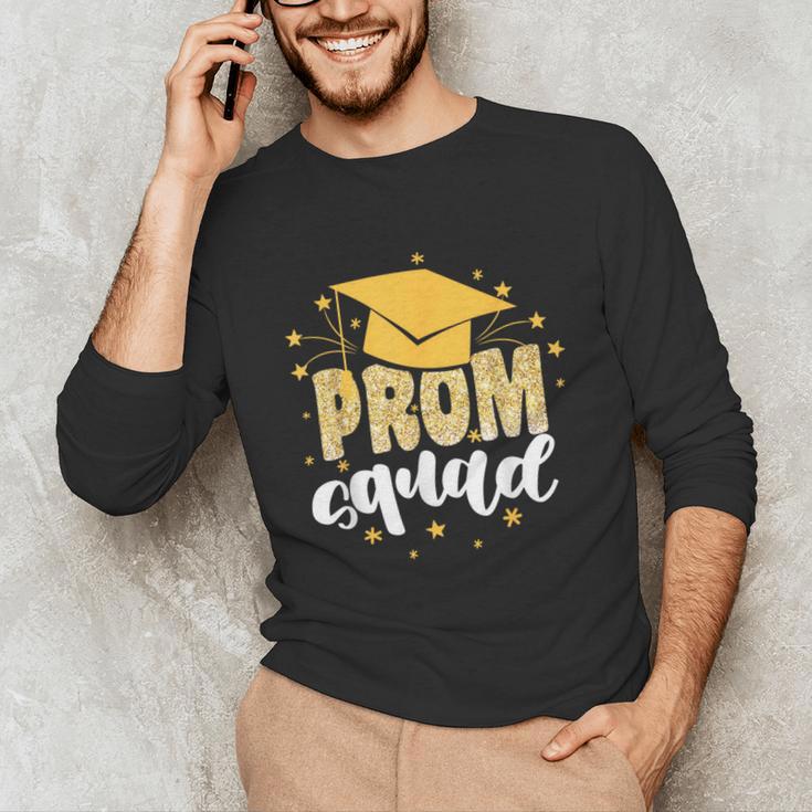Cool Prom Squad 2025 Prom Graduation Party Matching 2025 Unisex Long Sleeve T-Shirt