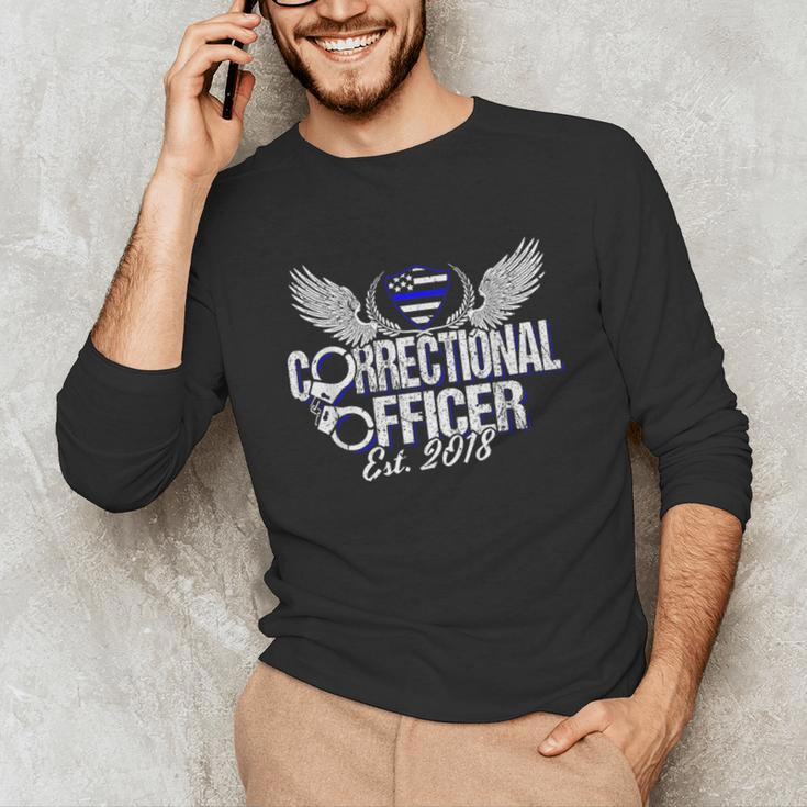 Corrections Officer 2018 Graduation Silver Line T-Shirt Unisex Long Sleeve T-Shirt
