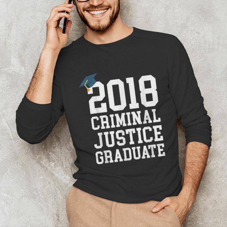 Criminal Justice Major Shirt 2018 Graduate Graduation E Unisex Long Sleeve T-Shirt
