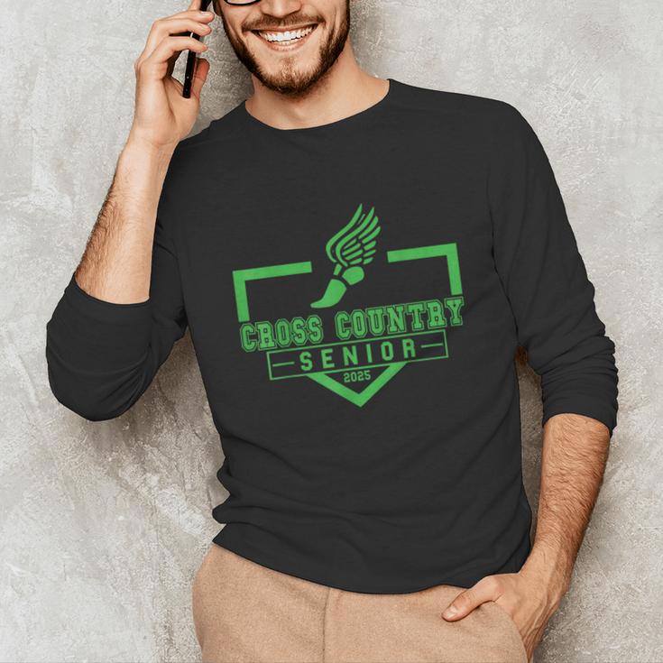 Cross Country Senior Night Senior 2025 Graduation Party 23 Unisex Long Sleeve T-Shirt
